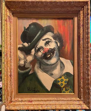 Vintage clown paint 1