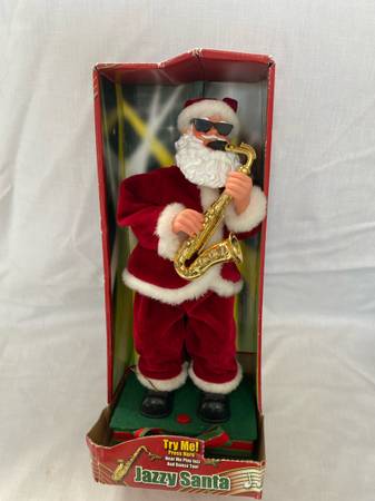 Vintage Jazzy Santa 1