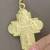 Bellezza Bronze Diamond-cut Double-sided Cross--NIB 6 thumbnail