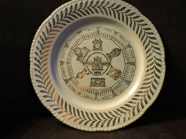 Vintage Good Luck 1955 Plate 1