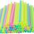 Assorted Colors Straws Disposable for juice, parties - 100 Pcs 3 thumbnail