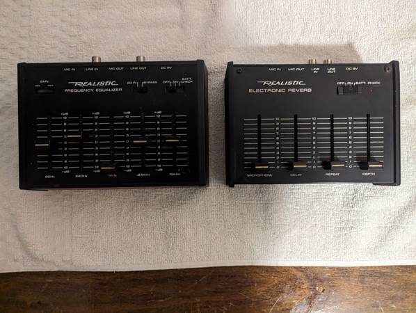 Realistic Reverb and Equalizer units 1