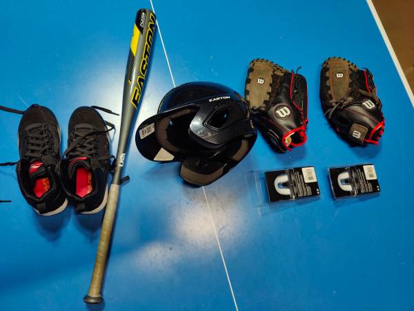 Youth Baseball Gears (Bat,Cleats,Glove,Helmet,Mouth-guard) 1