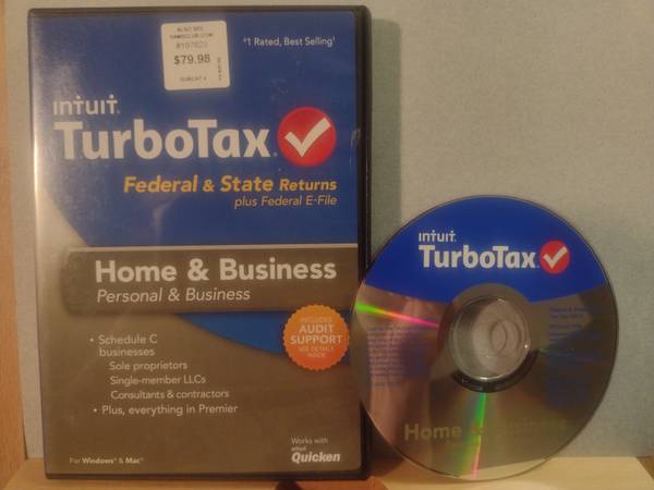 2013 TurboTax Home and Business CD Windows/Mac 1