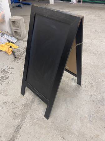 A-Frame Chalkboard 40"H x 20"W 1