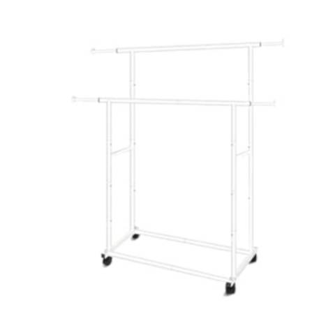 Expandable garment rack with wheels 1