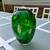 Green Cala Lilies Art Glass Vase 8” 2 thumbnail
