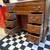 Antique George III Mahogany Kneehole Desk With Original Finish 8 thumbnail