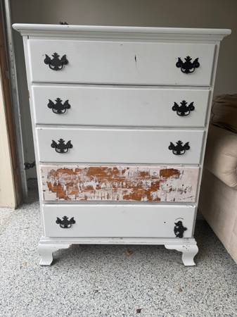 Solid Maple Dresser-Vintage 1