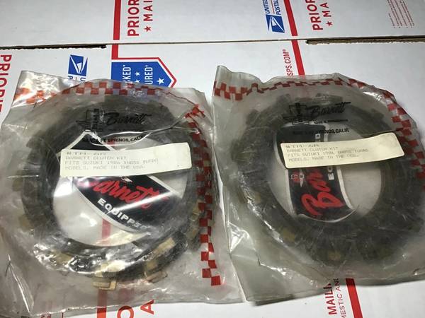 NEW 83-86 Suzuki DR250 DR350 Turbo Barnett Clutch Friction Disc Kit 1