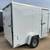 New 6x12 Enclosed Cargo Trailer, white, side door, ramp stk#11120 2 thumbnail