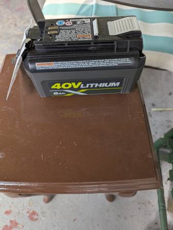 Ryobi 40 Volt Battery Ready To Go 1