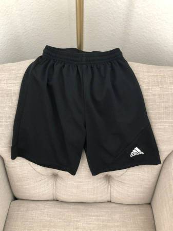Adidas Black Soccer Shorts - Youth Small 1