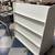 Two matching white bookshelves 1 thumbnail