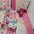 Misc Pink, Red & White Heart / Love Scrapbooking Craft Lot 3 thumbnail