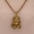 22" Yellow Gold 10K Box Chain Necklace and 10K Jesus Pendant 14.9G 1 thumbnail