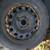 4 Honda Civic silver steel wheels with tires and 1 black steel wheel 3 thumbnail