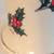 VTG 1978 Ceramic Christmas Bells Holly Berries Bell 2 thumbnail