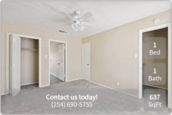 $1,019 / 1br - 637ft2 - Picturesque views - right outside your window! Visit today! (Kileen - Conder Park)63806811783811122