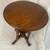 Stunning MidCentury Mahogany Round Console Table w/ Elaborate Carvings 6 thumbnail