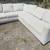 Sectional White couch 1 thumbnail