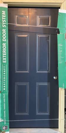 New 36x80 steel exterior door, 6 panel 1