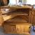 Large Oak Hidden Office Cabinet 5 thumbnail