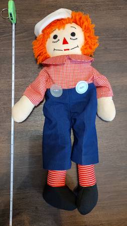 Vintage Raggedy Andy Doll with I Love You Heart 1