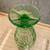 VTG Hazel Atlas Colonial Block Goblets Tumblers Green Depression Glass 10 thumbnail