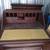 Beautiful dark wood antique architects desk. 2 thumbnail