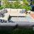 High End Gorgeous Patio Sectional with New Sunbrella Cushions 12 thumbnail