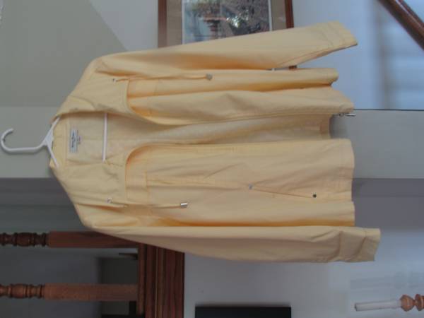 Yellow zippered summer jacket 1