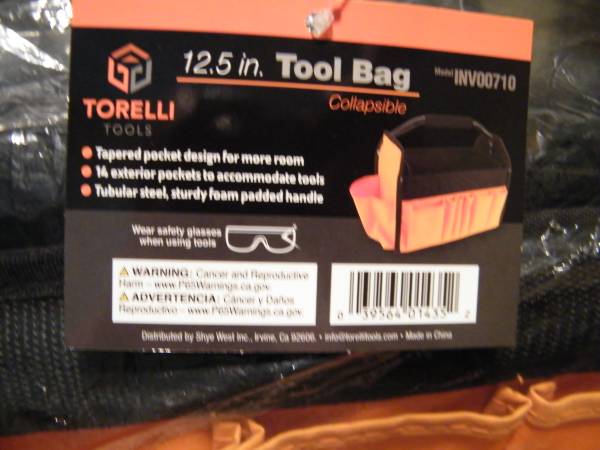 Bolsa de herramientas Nip Torelli 12,5" - $5 (Bellingham)63435861652739121
