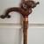 Vintage Hand-Carved Wooden Dragon Head Walking Stick 1 thumbnail