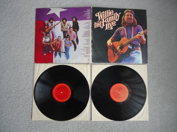 WILLIE NELSON "WILLIE AND FAMILY LIVE" ALBUM 1