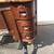 ANTIQUE TREADLE WHITE SEWING MACHINE IN LOVELY CABINET 3 thumbnail