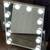 Large Adjustable Countertop LED Vanity Mirror 1 thumbnail