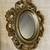 Vintage 1960s New Haven Ornate Gold Oval Clock & Mirrors Burwood Works 9 thumbnail