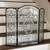 Arched Beveled Glass 3 Panel Folding Fireplace Screen 3 thumbnail