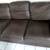 LEATHER SOFA COUCH BROWN 1 thumbnail