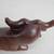Vintage Hand Carved Wooden Bull Sculpture 11 1/2" Length 9 thumbnail