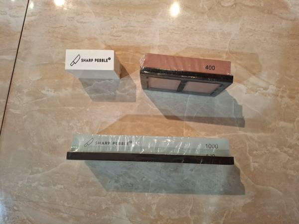 Sharp Pebble Sculptor chisel plane sharpening whetstone 1000/400 grit 1