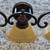 Vintage 3-light Glass Bathroom / Any room Sconce with Metal Base! 1 thumbnail