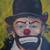 VINTAGE OIL PAINTING HOBO CLOWN SIGNED FRAMED 2 thumbnail