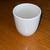White Ceramic Planter, 5" Dia, 5 3/4" Ht 1 thumbnail