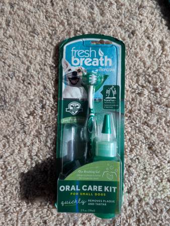 Oral care kit for small dogs - TropiClean Fresh Breath brand 1