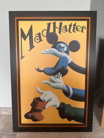 Disney Mad Hatter Painting 1