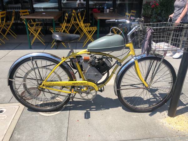 1972 Schwinn Heavy Duti 1951 Whizzer 1