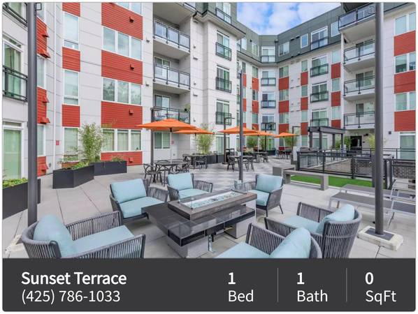 $2,328 / 1br - Beautiful 1 bed / 1 bath in a great neighborhood! Ready to view now! (Renton)64031306628097121
