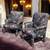 Vintage postmodern art deco hollywood  retro club chairs armchairs 1 thumbnail